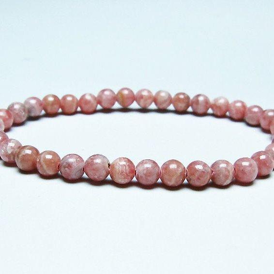 インカローズ ロードクロサイト ブレスレット  5mm  t16-15637