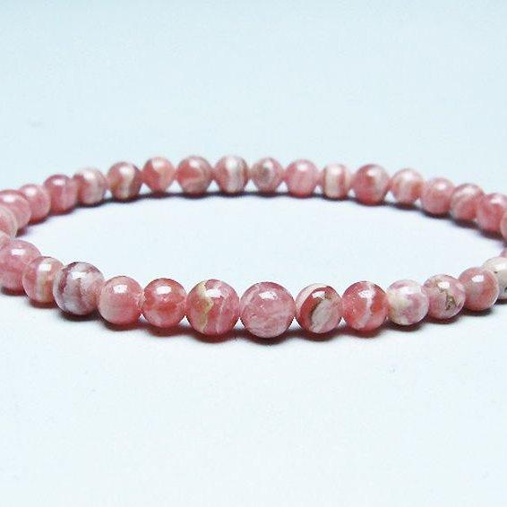 インカローズ ロードクロサイト ブレスレット  5mm  t16-15650