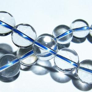 ルチルクォーツ ブレスレット ブルールチル 12mm t180-1905 : 誠安