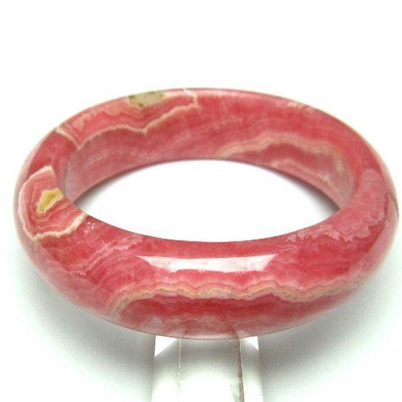 インカローズ ロードクロサイト  バングル 57mm  t207-1114