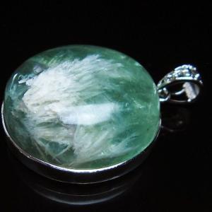 エンジェルフェザー フローライト ペンダント t21-4097 : 誠安天然石