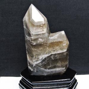 1.1Kg スーパーファントム水晶 ダブルポイント t222-2241 : 誠安天然石