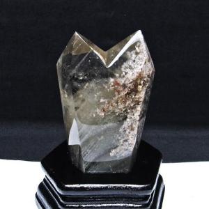 1.1Kg スーパーファントム水晶 ダブルポイント t222-2241 : 誠安天然石