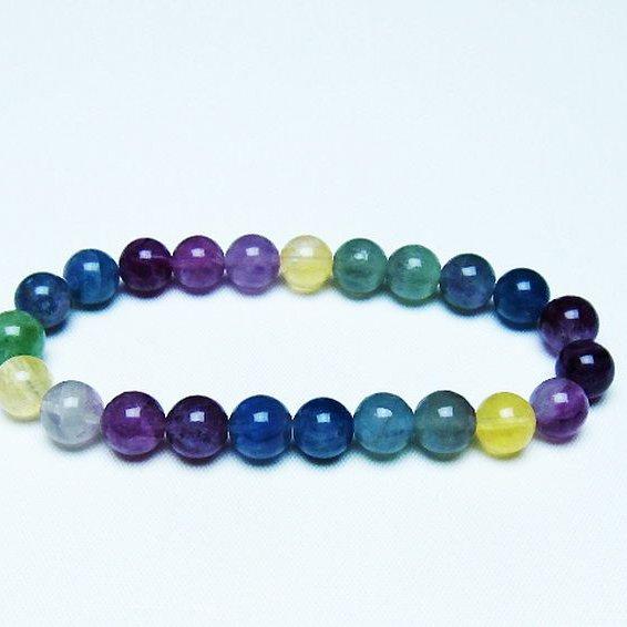フローライト  ブレスレット  8mm  t229-5318
