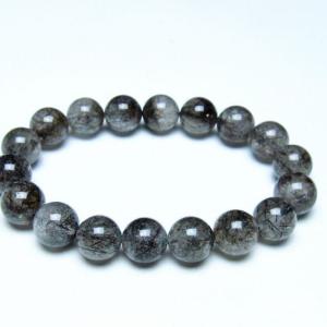 ブラックルチルクォーツ ブレスレット  12mm  t257-8139