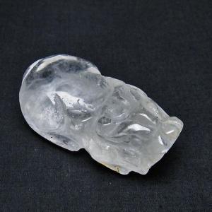 ヒマラヤ水晶 ヒキュウ 貔貅 置物 t261-1194 : 誠安天然石専門店