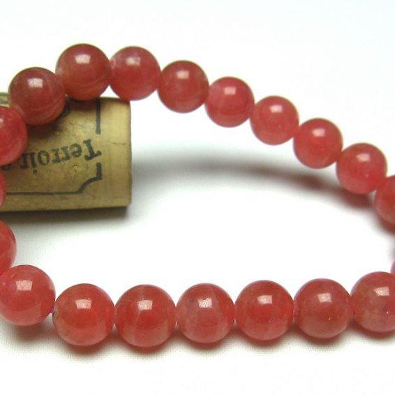 インカローズ ロードクロサイト ブレスレット  9mm  t27-2347