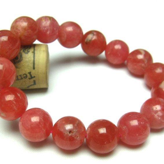 インカローズ ロードクロサイト ブレスレット  12mm  t27-2353