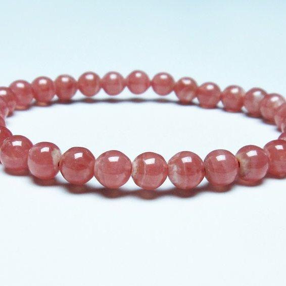 インカローズ ロードクロサイト ブレスレット  6mm  t27-2536