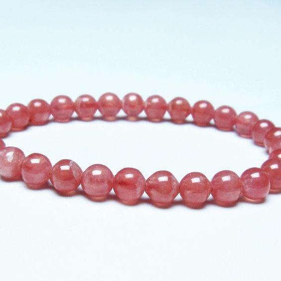 インカローズ ロードクロサイト ブレスレット  6mm  t27-2549