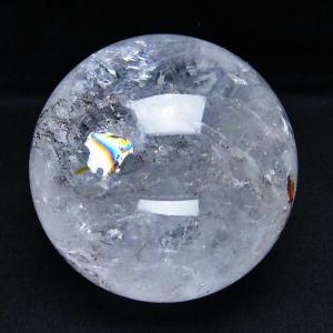 虹入り ヒマラヤ水晶 丸玉 25mm t317-5154 : 誠安天然石専門店 - 通販