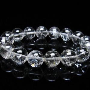 アイリスクォーツ 虹入り レインボー水晶 ブレスレット 12mm t303-1363
