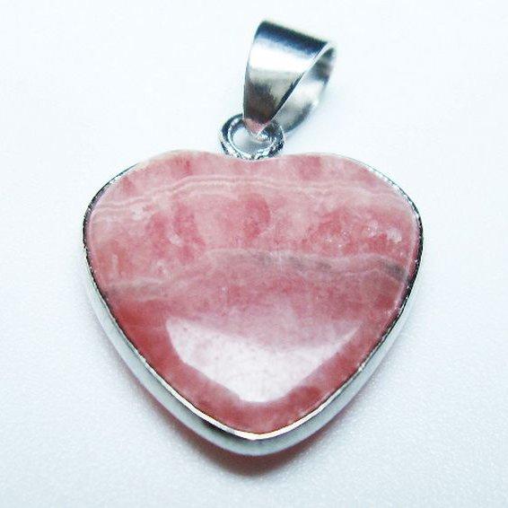 インカローズ ロードクロサイトハート ペンダント  t313-5854