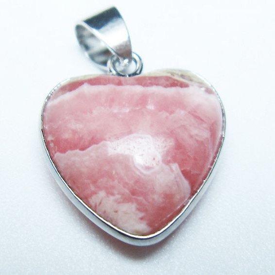 インカローズ ロードクロサイトハート ペンダント  t313-5856