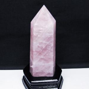 スモーキークォーツ 六角柱 煙水晶 ルチルクォーツ 3.4Kg 台座付属