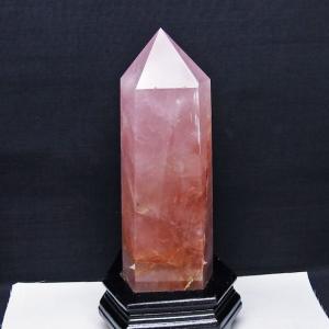 1.9Kg ローズクォーツ 六角柱 t332-5934