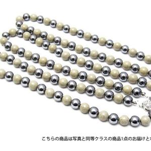 テラヘルツ×北投石ネックレス10mm 《rv》 T340-889｜seian