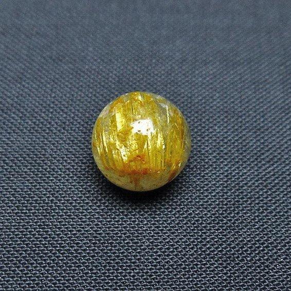 ゴールドタイチンルチル入り 水晶 丸玉  10mm  t355-1107