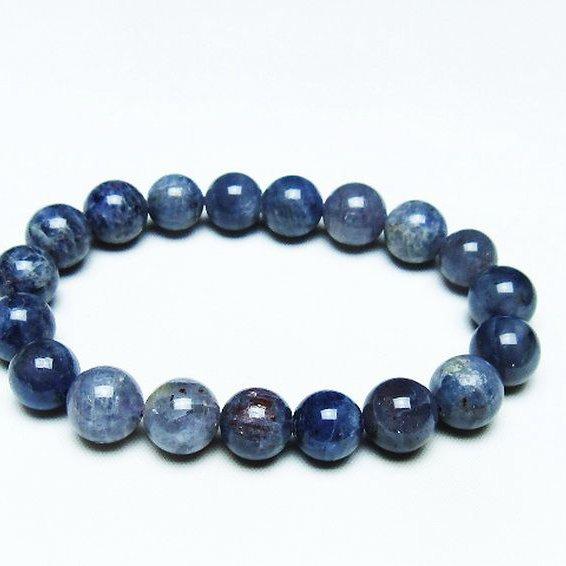 スーパーセブンアイオライト ブレスレット  10mm  t378-4259