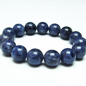 アイオライト ブレスレット 15mm  t383-4276