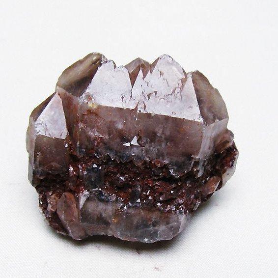 レッドファントム水晶クラスター t397-3086