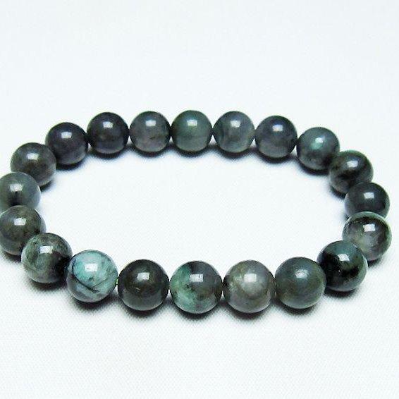 エメラルド ブレスレット  10mm  t398-9531