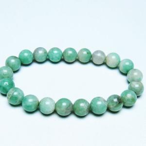 エメラルド ブラジル産 ブレスレット 7.6mm 17cm レディースM サイズ