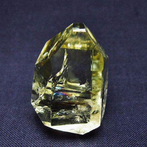 虹入り 黄水晶(シトリン) 原石 t436-2995