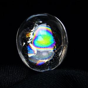 アイリスクォーツ 虹入り レインボー水晶 ペンダント t436-3136 : 誠安