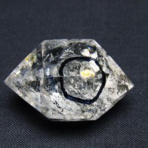 水入り スティブナイト（輝安鉱）入り | ハーキマーダイヤモンド水晶