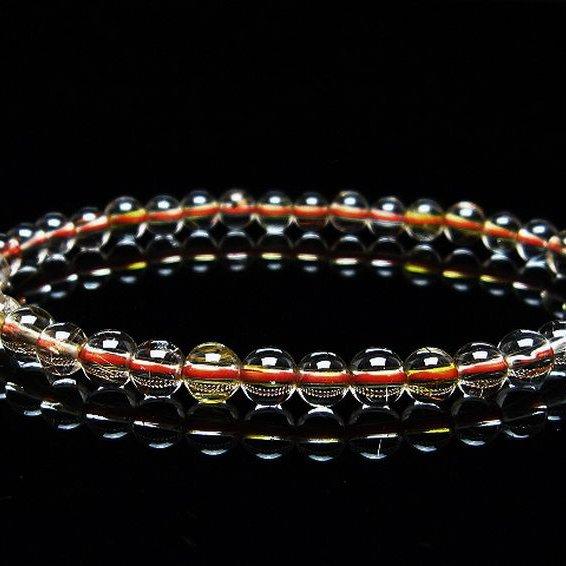 ルチルクォーツ（金針ルチル水晶） ブレスレット  5mm  t50-9274