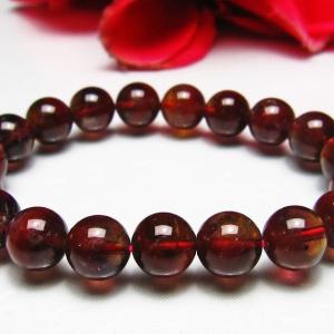 【良質,美品】レッドオーラライト２３　ブレスレット　希少　レア　天然石 オーラライト23 ブレスレット 8mm 一点物 211-1413 : 天然石