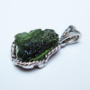 モルダバイト ペンダント  t525-2316