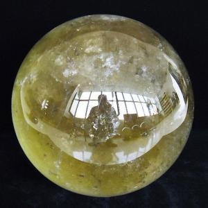 シトリン水晶玉 丸玉 200mm 10.1Kg S37-77 : 誠安天然石専門店