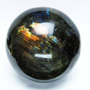 GOLD STONE グリーン フローライト AAA 丸玉 直径 約36.4mm スフィア