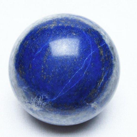 ラピスラズリ 丸玉  53mm  t574-4389