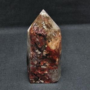 15.2Kg ヒマラヤ水晶赤ガーデンクォーツ（庭園水晶）ダブルポイント 同