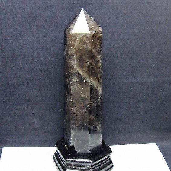 1.4Kg ライトニング水晶 六角柱 t581-6115