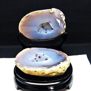 1.5Kg トレジャーメノウ ペア水晶 アゲート 瑪瑙 t604-7761 : 誠安
