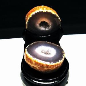 ペア水晶トレジャーメノウ t604-7723 : 誠安天然石専門店 - 通販