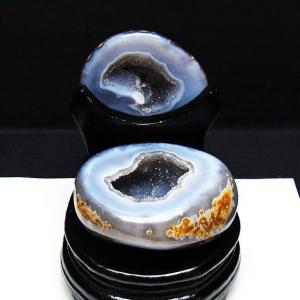 ペア水晶トレジャーメノウ t604-7723 : 誠安天然石専門店 - 通販