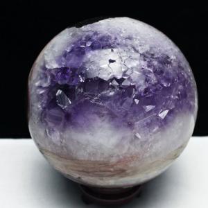 8.6Kg アメジスト笑口 丸玉 200mm 同梱不可 パワーストーン 天然石