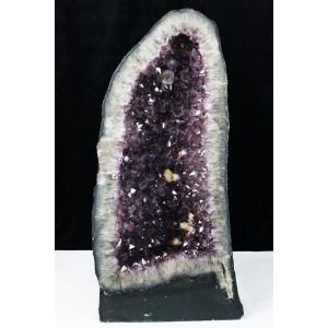 34Kg ブラジル産 カルサイトアメジストドーム 同梱不可 t611-10272