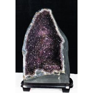 31.1Kg ブラジル産 カルサイトアメジストドーム 同梱不可 t611-10058