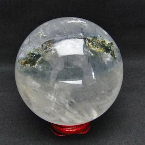 ルチルクォーツ 丸玉 スフィア 放射プラチナルチル ガーデンクォーツ