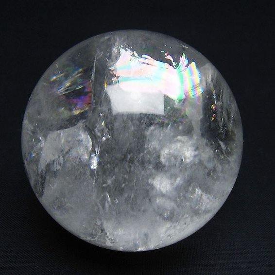 虹入り ヒマラヤ水晶 丸玉  56mm  t62-16253