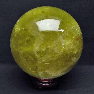 シトリン水晶玉 丸玉 200mm 10.1Kg S37-77 : 誠安天然石専門店 - 通販