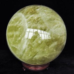 49.1Kg シトリン水晶 丸玉 325mm 同梱不可 (特大品) t63-7157 : 誠安