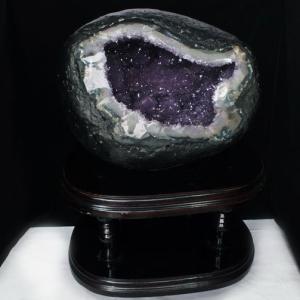 18.3Kg アメジスト笑口 丸玉 240mm 同梱不可 パワーストーン 天然石