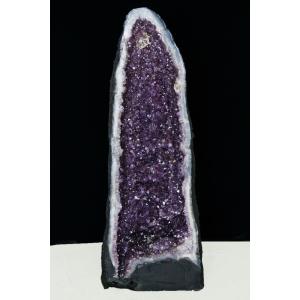 12.4Kg サークルジオード アメジストドーム カルサイト共生 ウルグアイ